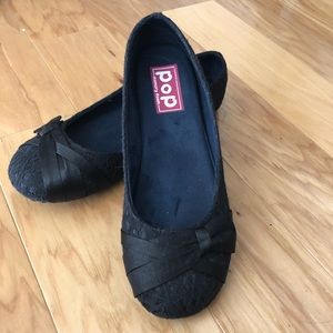 EUC Jellypop Women’s Glenna black lace flat